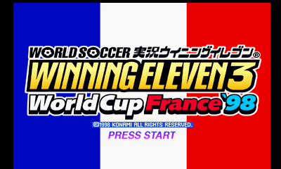 World Soccer Jikkyou Winning Eleven 3 - World Cup France '98